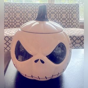🤍🖤 New Disney Jack Skeleton The Nightmare Before Christmas Cookie Jar 🤍🖤